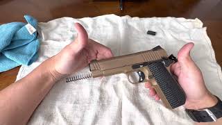 Sig 1911 Emperor￼ Scorpion fastback disassembly and reassembly [upl. by Einneb]