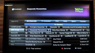 TalkTalk Player on YouView handson [upl. by Dare158]