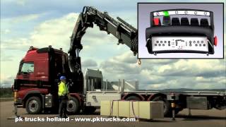 pktrucks HIAB cranes instruction movie  operating the crane [upl. by Atik]