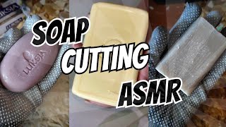 2X ASMR Soap Cutting  Relaxing Sounds  ASMR No Talking [upl. by Nnyllatsyrc]