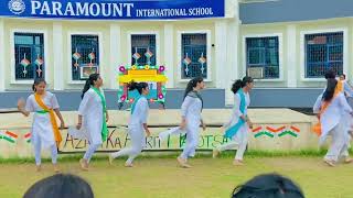 Azadi ka amrit mahotsav  paramount international school  Patriotic performance [upl. by Osy]