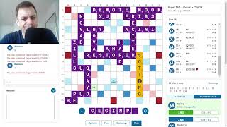 Scrabble game with commentary no477 [upl. by Glavin]