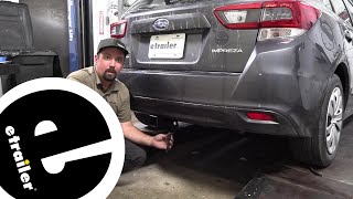 etrailer  Curt TConnector Vehicle Wiring Harness Installation  2023 Subaru Impreza [upl. by Hillier]