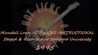 Mundell Lowe HOT LICKS VIDEO Stamford University 1995 [upl. by Elke]