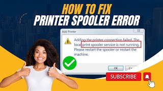 HP Printer Spooler Error  How To Fix  Printer Spooler Error  DSK [upl. by Ayouqes603]