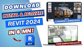 Download Install and Activate Revit 2024 for free l Step by step Tutorial l Explore New Features [upl. by Erodisi960]