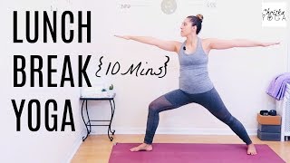 Yoga Pick Me Up  Midday Yoga Routine  10 Minute Yoga  Lunch Break Yoga  Yoga At Work [upl. by Dyer106]