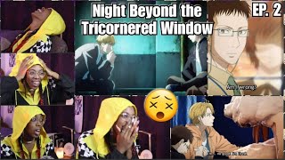 The DIALOGUE OMG  The Night Beyond the Tricornered Window Episode 2 Reaction  Lalafluffbunny [upl. by Edson225]