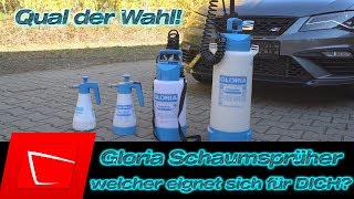 GLORIA Schaumsprüher  Welcher FoamMaster eignet sich am besten für DICH [upl. by Wolcott]