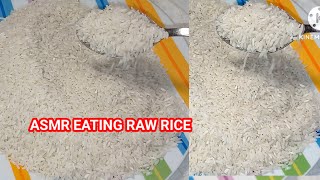 SHORT  EATING RAW BASMATIC RICE 🍚 EATING SOUNDS VICTORY SPACE TV [upl. by Chemosh]