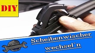 ⏩ ScheibenwischerWischerblätterScheibenwischerblätter wechseln  Bosch Aerotwin MultiClip HD [upl. by Yllier]