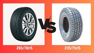 Tire Size 26570r15 vs 23575r15 [upl. by Arihsay]