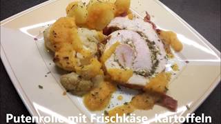 Putenrolle mit Frischkäse mit Pampered Chef® und Thermomix ® [upl. by Ahsinirt]