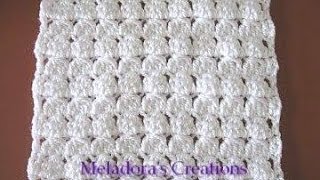 Crochet Cluster Stitch Pattern and Tutorial  Right [upl. by Roman]