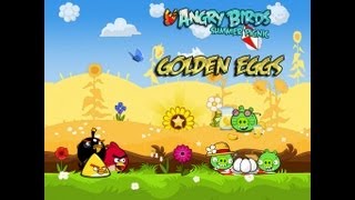 Angry Birds Seasons  Summer Pignic Golden Eggs Walkthrough [upl. by Frum652]