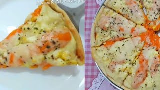 Pizza de Frango com Cheddarednamachado receitafacil [upl. by Ys379]