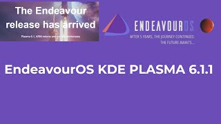 Install EndeavourOS KDE Plasma 611 [upl. by Zsuedat]