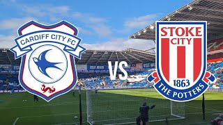 Cardiff City Vs Stoke City  Vlog [upl. by Charteris]