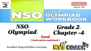 Class 2  NSO  SOF  National Science Olympiads  Chapter 4  Food  olympiads grade2 [upl. by Oirram]