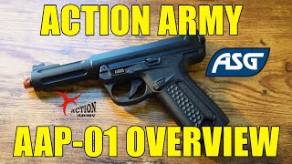 Airsoft Action Army AAP01 Overview [upl. by Douglass]