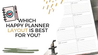 WHICH HAPPY PLANNER LAYOUT IS THE BEST FOR YOU  FOR BEGINNERS [upl. by Llerrem]