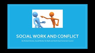 SOCIAL WORK AND CONFLICT webinar 55 [upl. by Idnek]