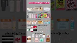 Choose a gift basket preppy aesthetic skincare makeup alt foryou [upl. by Roselani768]