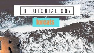 Conquering Factors in R with quotforcatsquot  R Tutorial 2020 [upl. by Orelie]