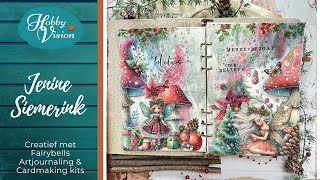 FBLive  09092024  Jenine Siemerink  Creatief met Fairybells Artjournaling amp Cardmaking kits [upl. by Sukram422]