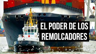 Cómo remolcadores diminutos mueven barcos enormes [upl. by Gorden]