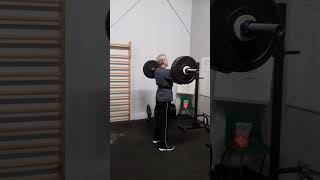 David Jerk 81 kg March 2019 mastersweightlifting motivation jerks power [upl. by Leonard]