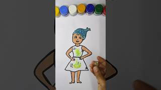 Sparkle Up Your Arts with GLITTERY Dress Paint Ideas art artandcraft shorts [upl. by Anela]