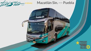 ETN Turistar Lujo Más de 17hrs en un doble piso de lujo MazatlánPuebla Experiencia de viaje 13 [upl. by Pritchard]