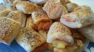 SALADITOS Variados  JAMON y QUESO  ATUN y TOMATE [upl. by Yelnek133]