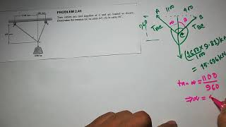 Lamis Theorem PROBLEM 243 Force Equilibrium  Engineering Mechanics [upl. by Toole819]