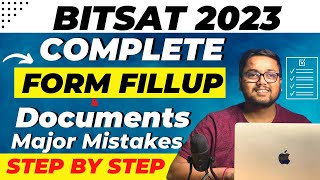 BITSAT 2023 Application Form 🔥  🔴 Live Step by Step  BITSAT 2023  BITSAT form fill up 2023 [upl. by Kihtrak]