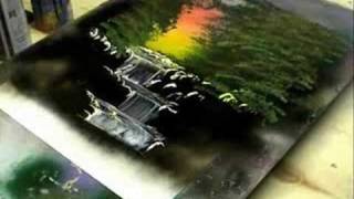 Spray Paint Art  13  the forest [upl. by Aidnac]