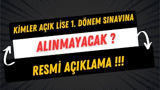 Açık Lise Sınava Nerede Gireceğimi Nasıl Öğrenirim [upl. by Bilac]