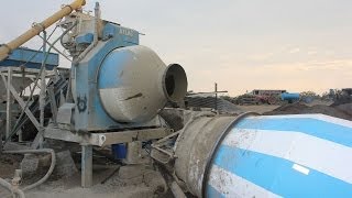 Mobile concrete batch mixing plant video by Atlas Equipments [upl. by Ahsiuqet]