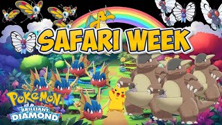 Shiny Carvanha Safari Week Hunt In Pokemon Brilliant Diamond shorts [upl. by Rome]