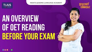 An Overview of OET Reading Before your Exam [upl. by Sosanna]