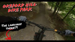 Okeford Hill Bikepark 1 day 4 crashes [upl. by Jonati]