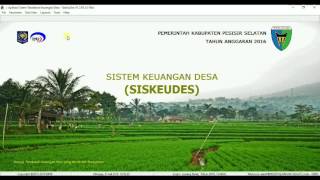 2 Siskeudes  Penganggaran  Data Umum [upl. by Ativet]