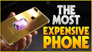 10 Most Expensive Phones In The World 202223  pink diamond iPhone 6 in a Falcon supernova [upl. by Nylorahs748]