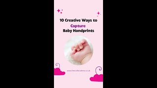 DIY Baby Footprints amp Handprints How to Take Baby Footprints and Handprints at Home [upl. by Ellenehc322]