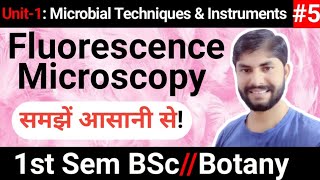 BSc 1st year Botany sem1Flurosence microscopy in hindiMicrobiologyBy Amar sir [upl. by Adnah]