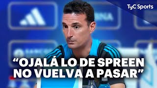 LIONEL SCALONI habló en conferencia de prensa 🔥 SPREEN y RIESTRA PARAGUAY BARRENECHEA MESSI y más [upl. by Naelcm]