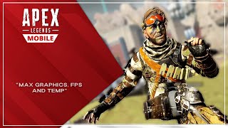 TESTING MAX GRAPHIC FPS amp TEMP ROG PHONE 5  APEX LEGENDS MOBILE [upl. by Ferrick]