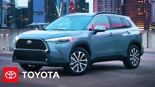 2022 Corolla Cross Overview  Toyota [upl. by Anirahtak]