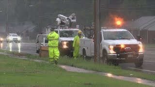 MLGW works to fix power for thousands [upl. by Radferd]